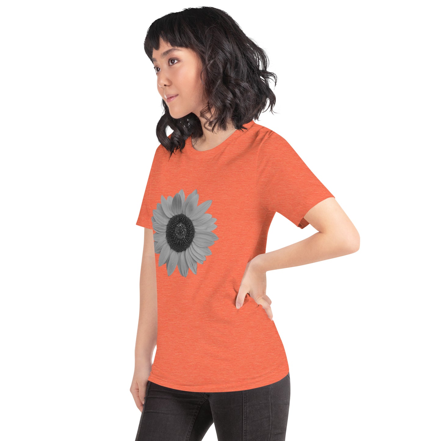 Grey Sunflower Tee