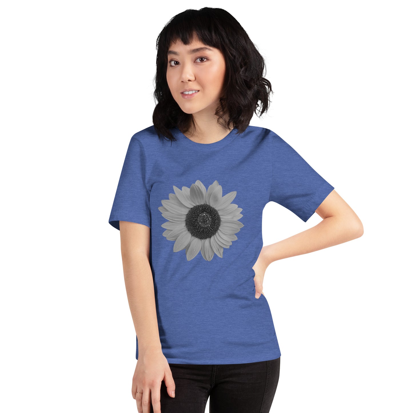 Grey Sunflower Tee