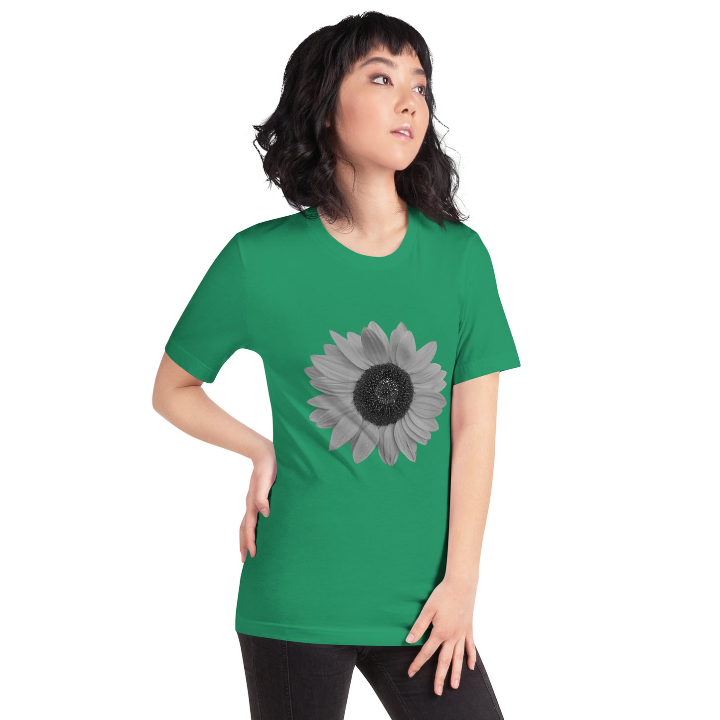 Grey Sunflower Tee