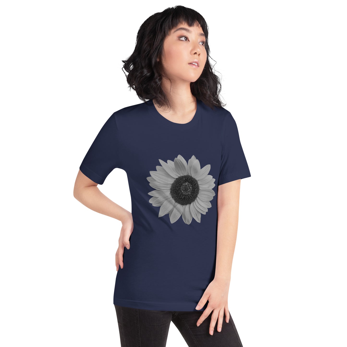 Grey Sunflower Tee