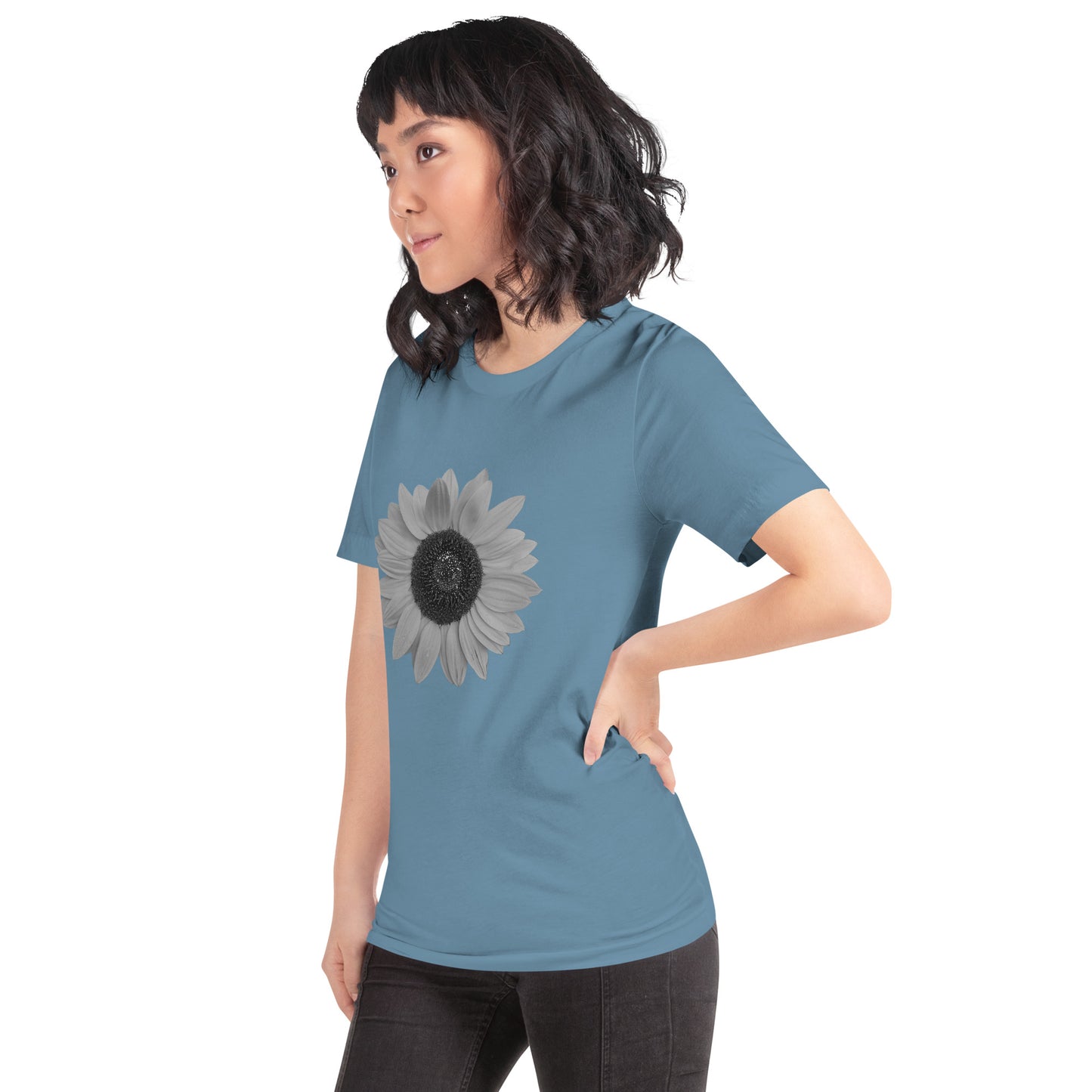 Grey Sunflower Tee