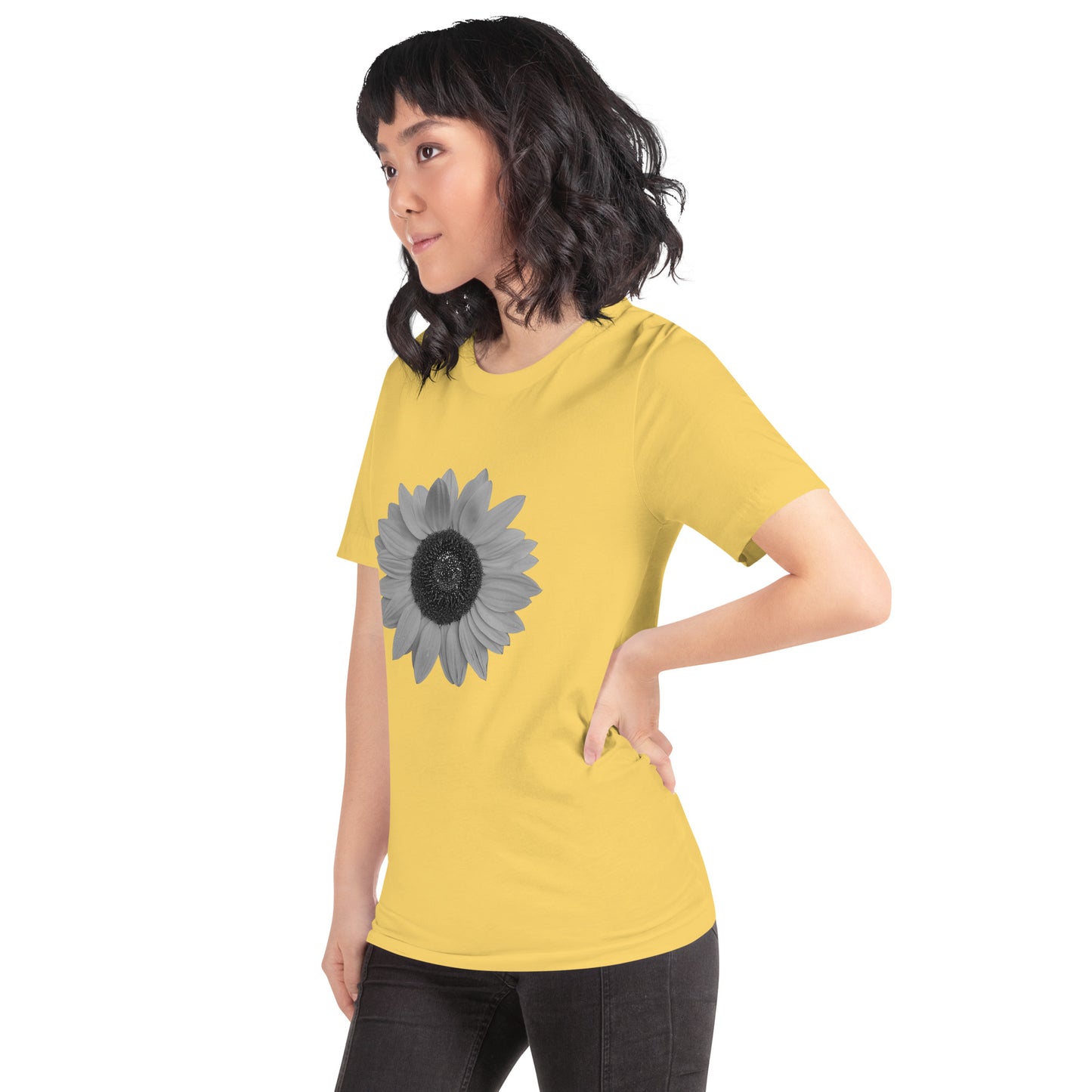 Grey Sunflower Tee